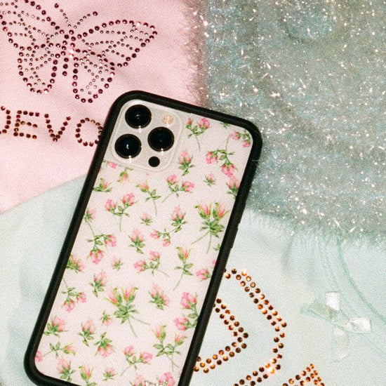 wildflower pink posie rosie iphone 15pro case