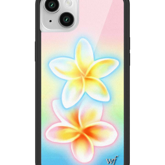 Wildflower iPhone case 14 Pastel Plumeria Flowers Cute