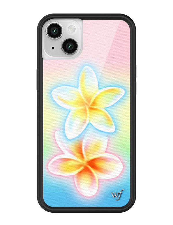 Wildflower iPhone case 14 Pastel Plumeria Flowers Cute