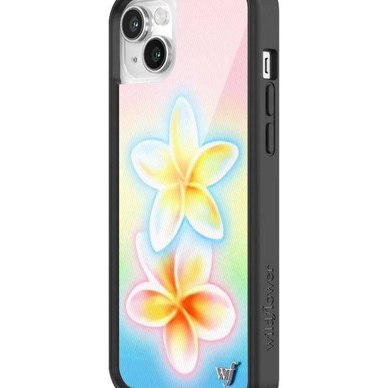 Wildflower iPhone case 14 Pastel Plumeria Flowers Cute