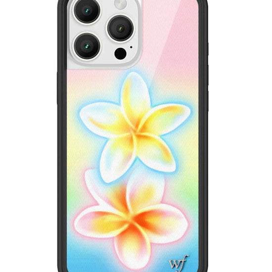 Wildflower iPhone case 16 Pro Max Pastel Plumeria Flowers Cute