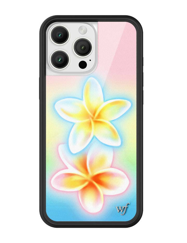 Wildflower iPhone case 16 Pro Max Pastel Plumeria Flowers Cute
