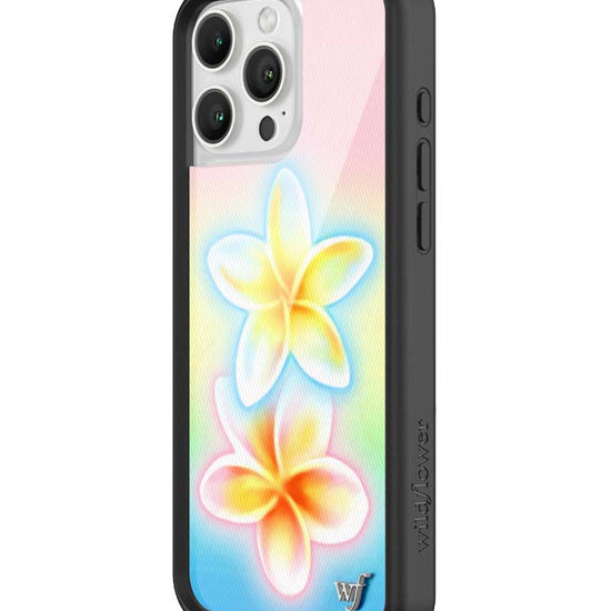 Wildflower iPhone case 16 Pro Max Pastel Plumeria Flowers Cute