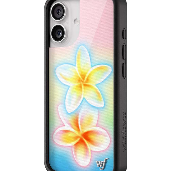 Wildflower iPhone case 17 Pastel Plumeria Flowers Cute