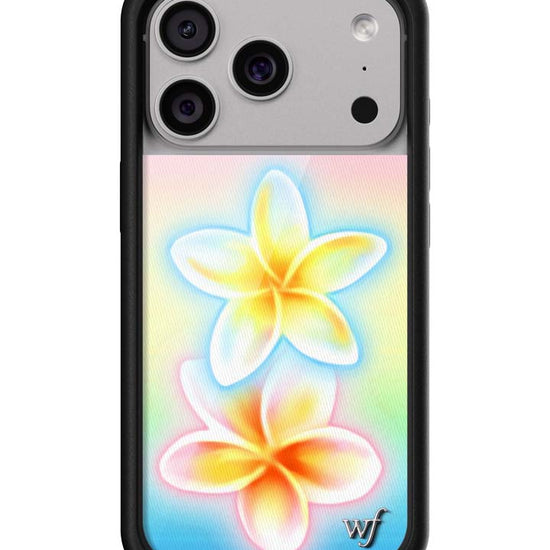 Wildflower iPhone case 18 Pro Pastel Plumeria Flowers Cute