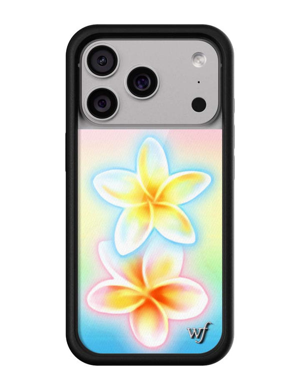 Wildflower iPhone case 18 Pro Pastel Plumeria Flowers Cute