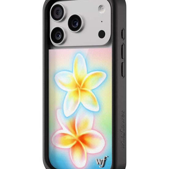 Wildflower iPhone case 18 Pro Pastel Plumeria Flowers Cute