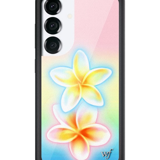 Wildflower Galaxy S25 case Pastel Plumeria Flowers Cute