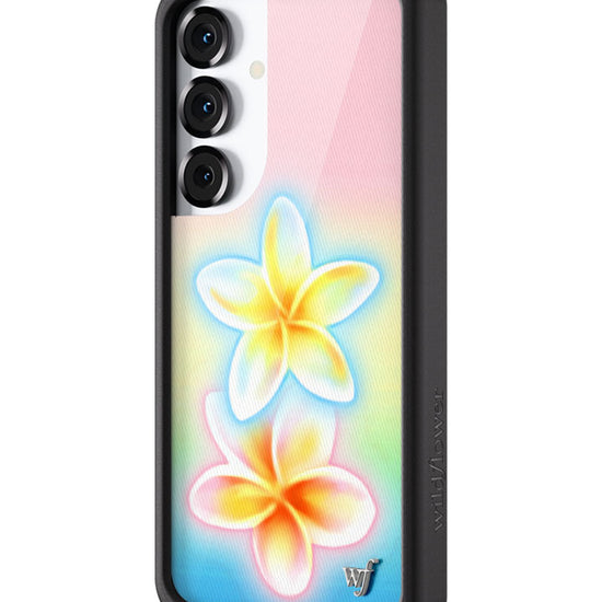 Wildflower Galaxy S25 case Pastel Plumeria Flowers Cute