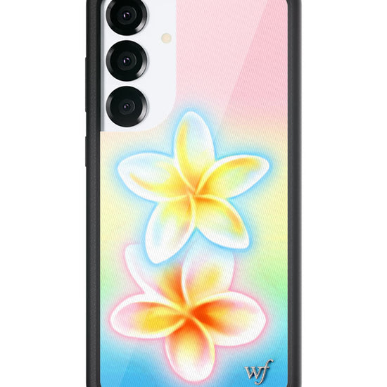 Wildflower Galaxy S25 case Plus Pastel Plumeria Flowers Cute