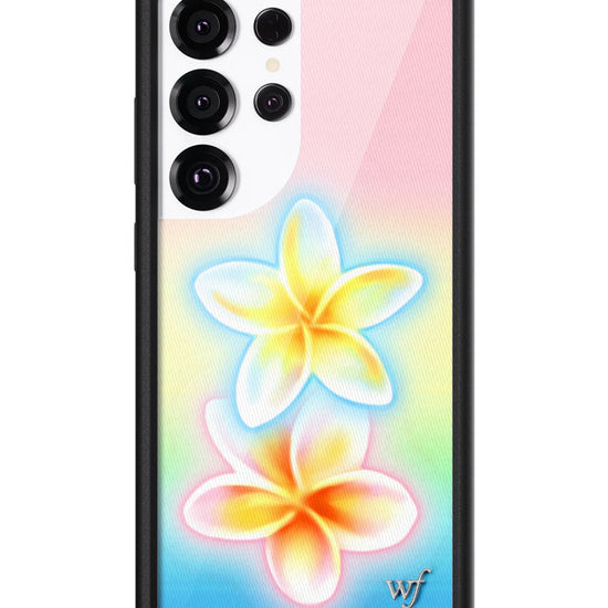 Wildflower Galaxy S25 case Ultra Pastel Plumeria Flowers Cute