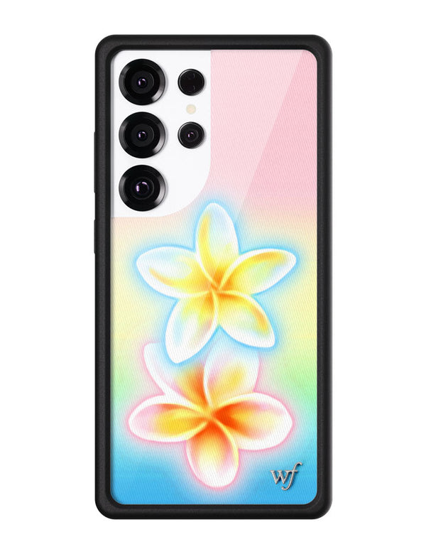 Wildflower Galaxy S25 case Ultra Pastel Plumeria Flowers Cute