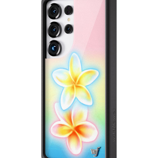 Wildflower Galaxy S25 case Ultra Pastel Plumeria Flowers Cute