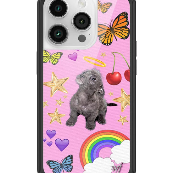 Wildflower iPhone case 14 Pro Puppy Love Pink Cute
