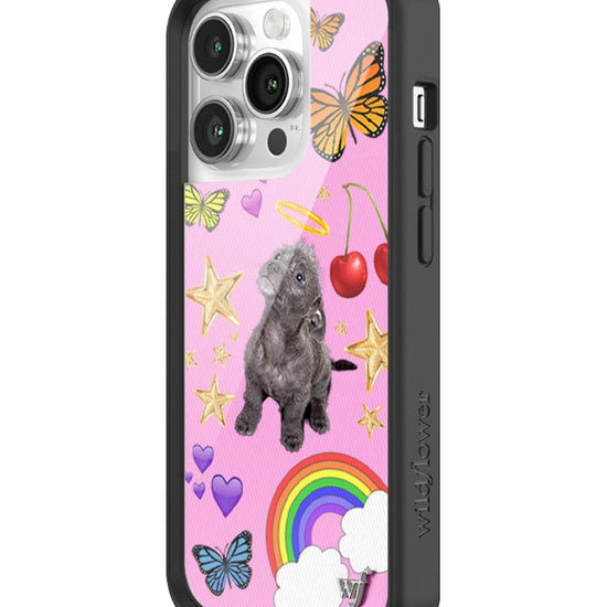 Wildflower iPhone case 14 Pro Puppy Love Pink Cute