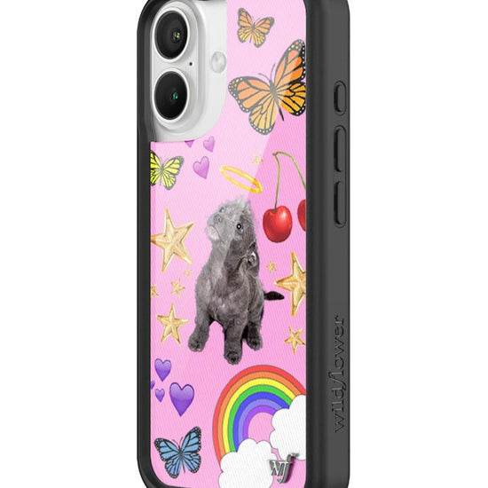 Wildflower iPhone case 16 Puppy Love Pink Cute