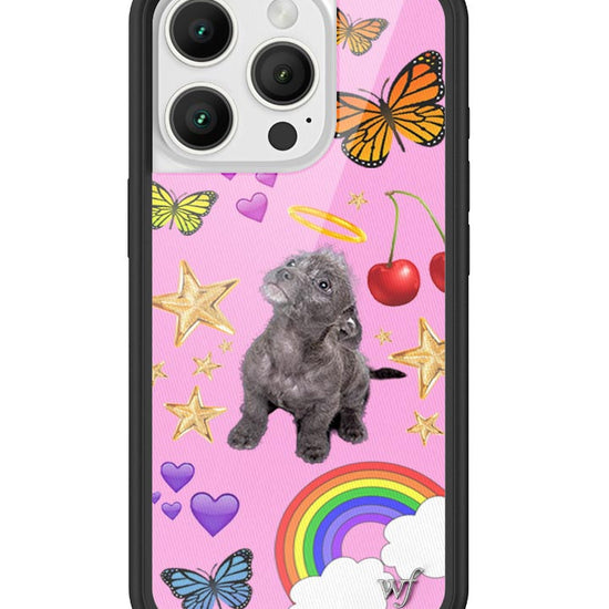 Wildflower iPhone case 16 Pro Puppy Love Pink Cute