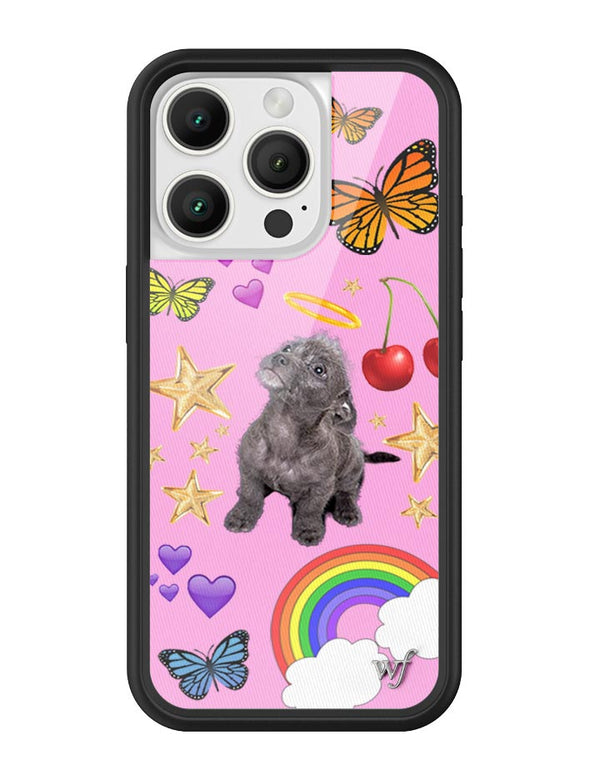 Wildflower iPhone case 16 Pro Puppy Love Pink Cute