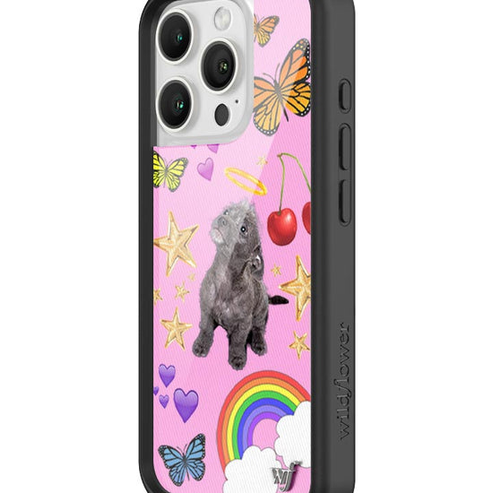 Wildflower iPhone case 16 Pro Puppy Love Pink Cute