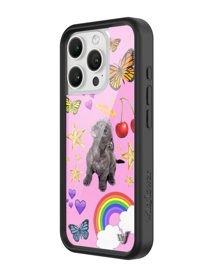 Wildflower iPhone case 16 Pro Puppy Love Pink Cute