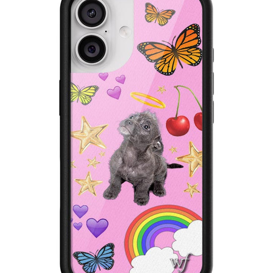 Wildflower iPhone case 17 Puppy Love Pink Cute