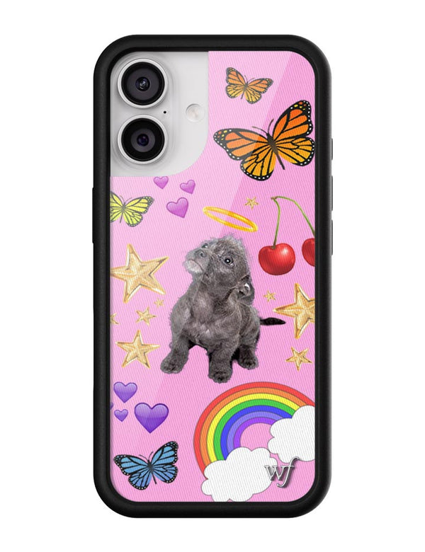 Wildflower iPhone case 17 Puppy Love Pink Cute