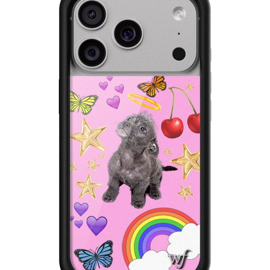 Wildflower iPhone case 17 Pro Puppy Love Pink Cute