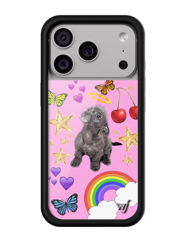 Wildflower iPhone case 17 Pro Puppy Love Pink Cute