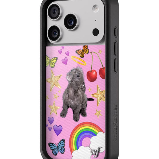 Wildflower iPhone case 17 Pro Puppy Love Pink Cute