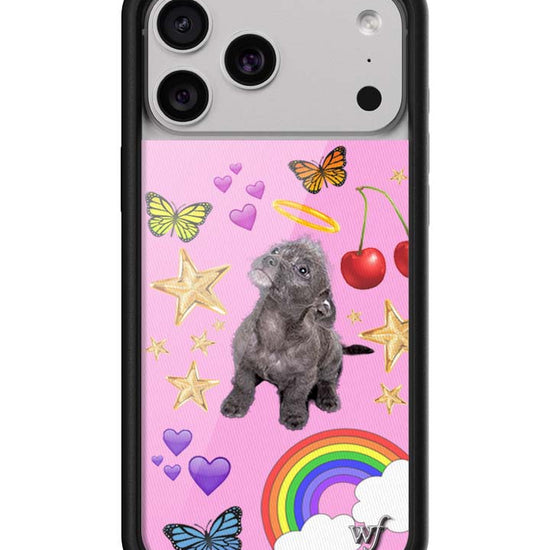 Wildflower iPhone case 17 Pro Max Puppy Love Pink Cute