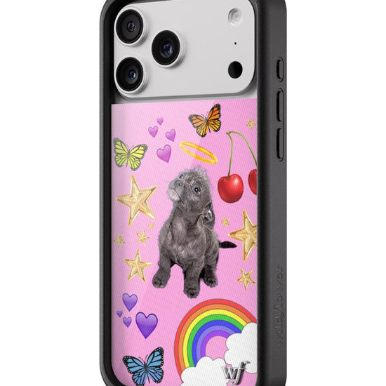  Wildflower iPhone case 17 Pro Max Puppy Love Pink Cute