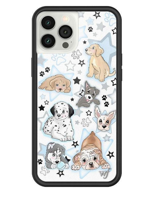 wildflower puppy party iphone 12promax case