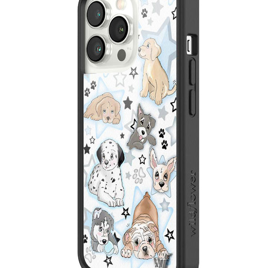wildflower puppy party iphone 13pro case