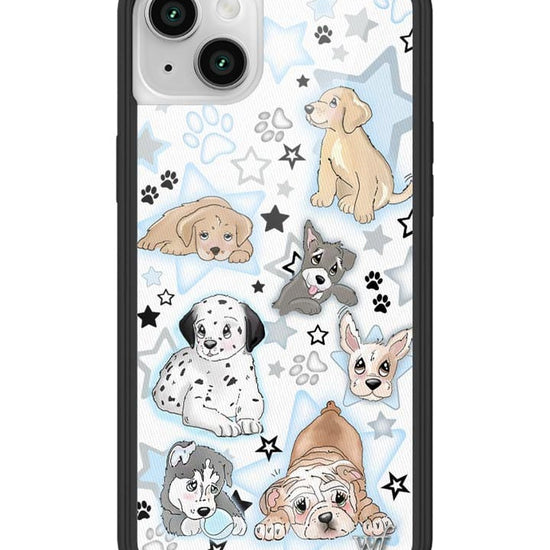 wildflower puppy party iphone 14 case