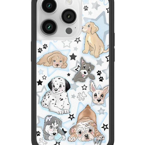 wildflower puppy party iphone 14pro case