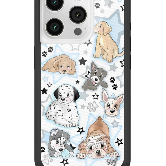 wildflower puppy party iphone 15pro case