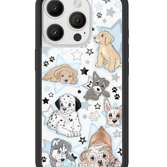 Wildflower Puppy Party iPhone 16 Pro Case