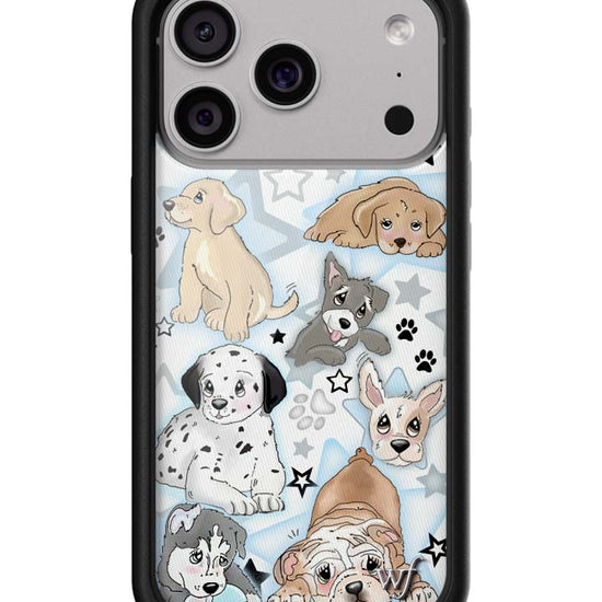 Wildflower Puppy Party iPhone 17 Pro Case