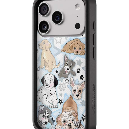 Wildflower Puppy Party iPhone 17 Pro Case