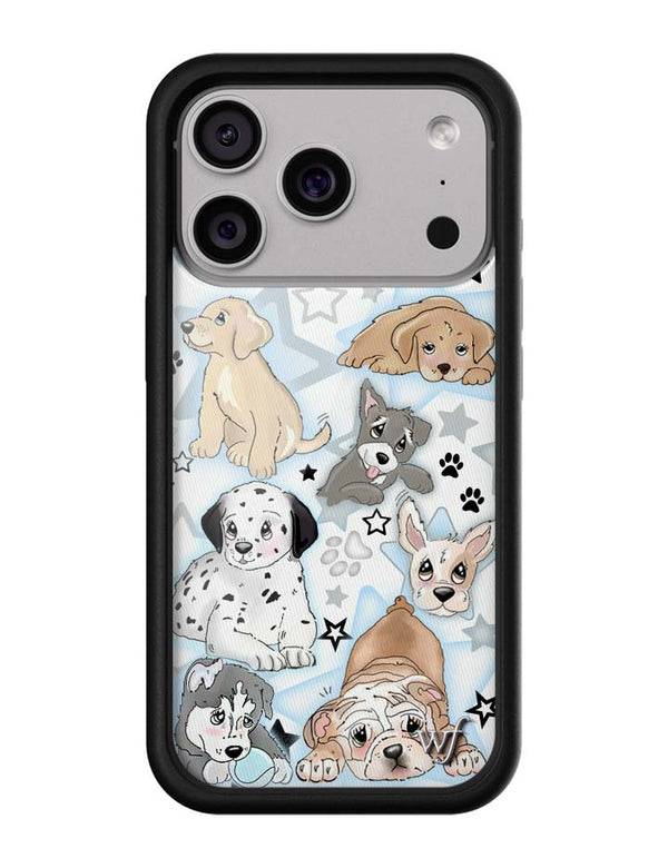 Wildflower Puppy Party iPhone 18 Pro Case