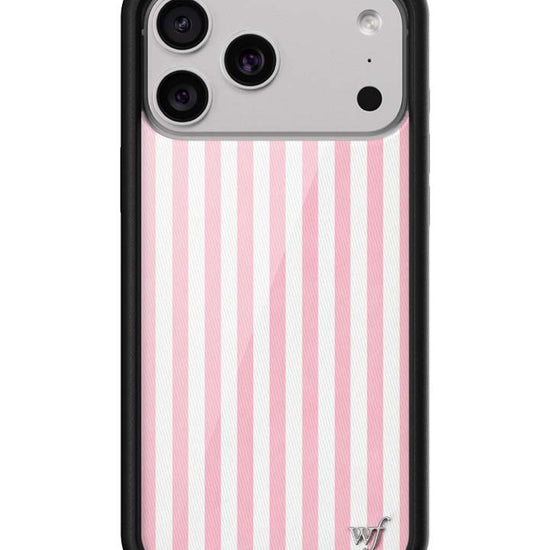 Wildflower Pink Stripes iPhone Case iPhone 16 Plus