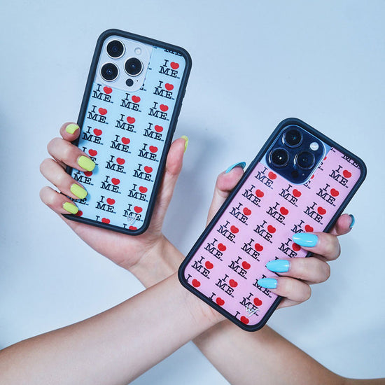 Lifestyle Image 05 I Heart Me iPhone Case | Blue