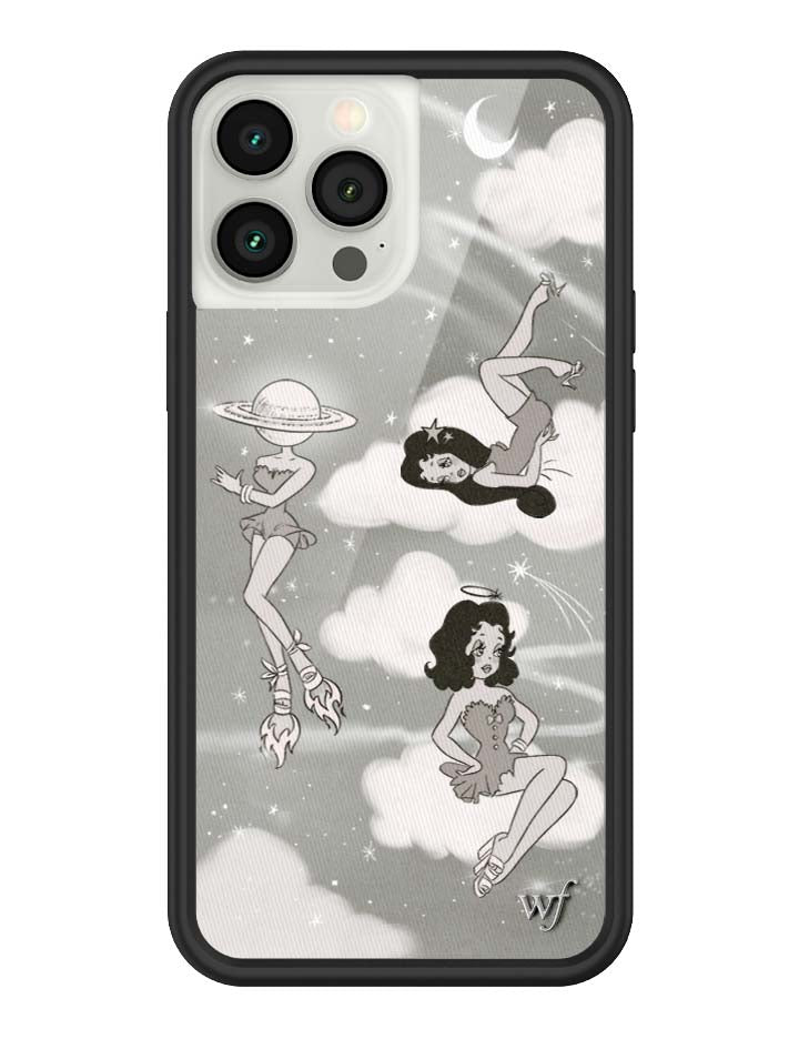 Wildflower iPhone case 13 Pro Max Rachel Sennott Collab Black Cute