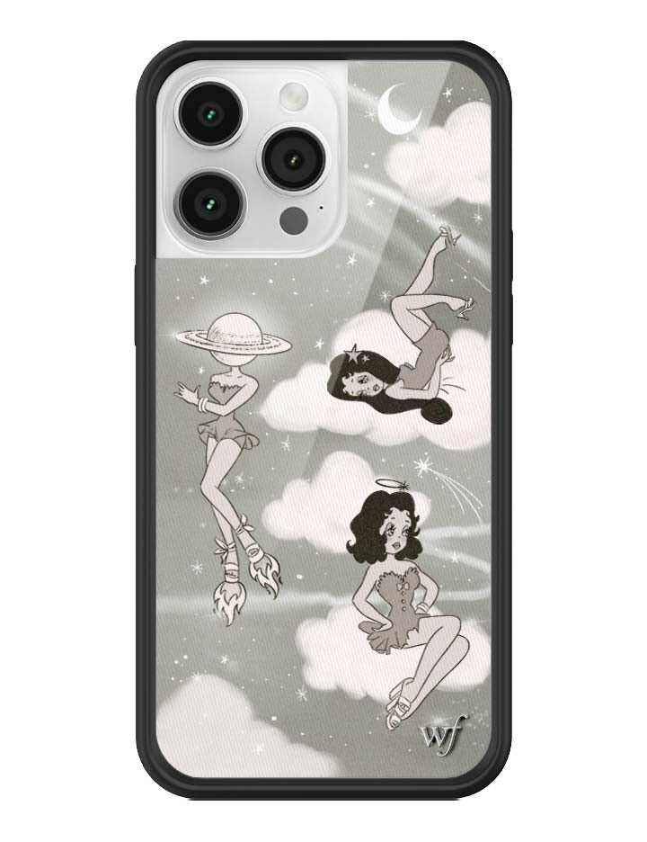 Wildflower iPhone case 14 Pro Max Rachel Sennott Collab Black Cute