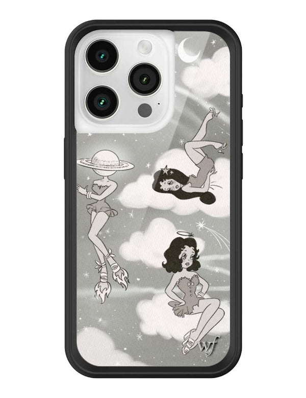 Wildflower iPhone case 15 Pro Rachel Sennott Collab Black Cute