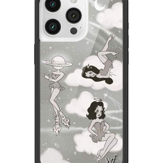 Wildflower iPhone case 15 Pro Max Rachel Sennott Collab Black Cute