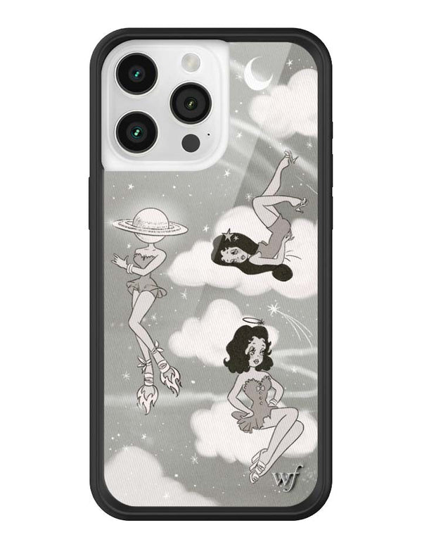 Wildflower iPhone case 15 Pro Max Rachel Sennott Collab Black Cute