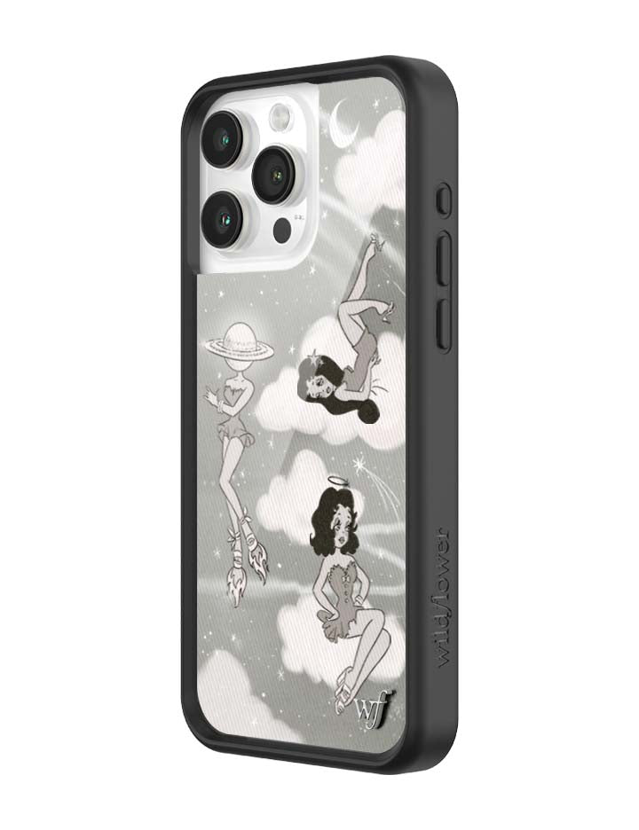 Wildflower iPhone case 15 Pro Max Rachel Sennott Collab Black Cute