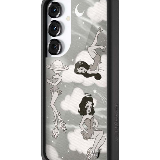 Wildflower Galaxy S25 case Rachel Sennott Collab Black Cute