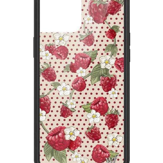 Wildflower Raspberry Polka Dot iPhone 12 Pro Max Case